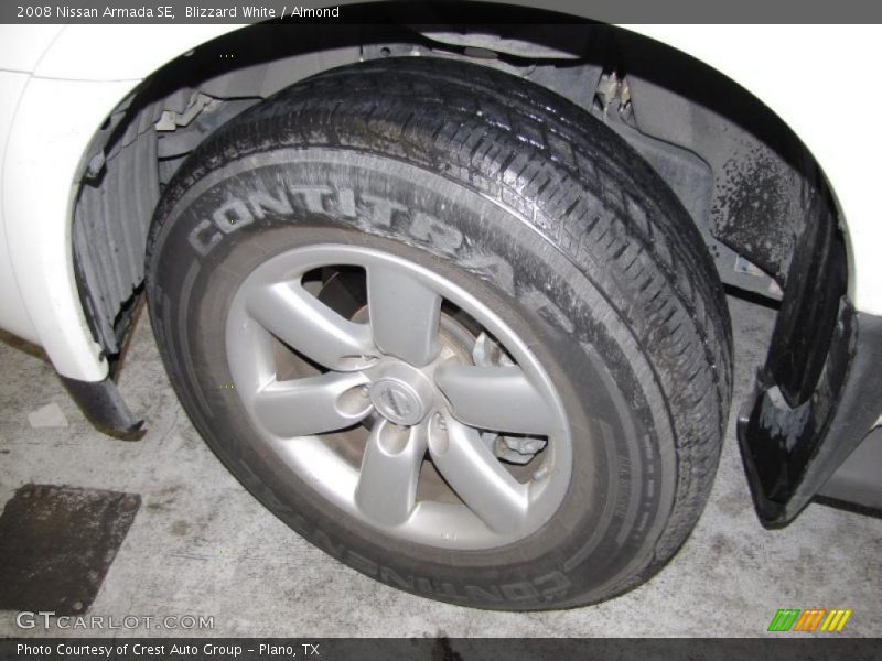 Blizzard White / Almond 2008 Nissan Armada SE