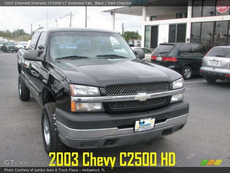 Black / Dark Charcoal 2003 Chevrolet Silverado 2500HD LT Extended Cab