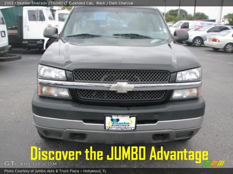 Black / Dark Charcoal 2003 Chevrolet Silverado 2500HD LT Extended Cab