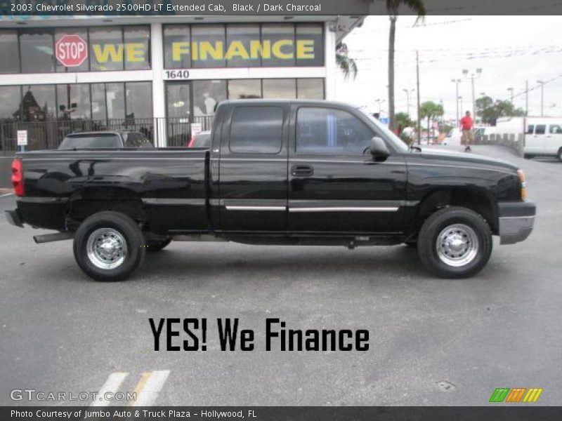 Black / Dark Charcoal 2003 Chevrolet Silverado 2500HD LT Extended Cab