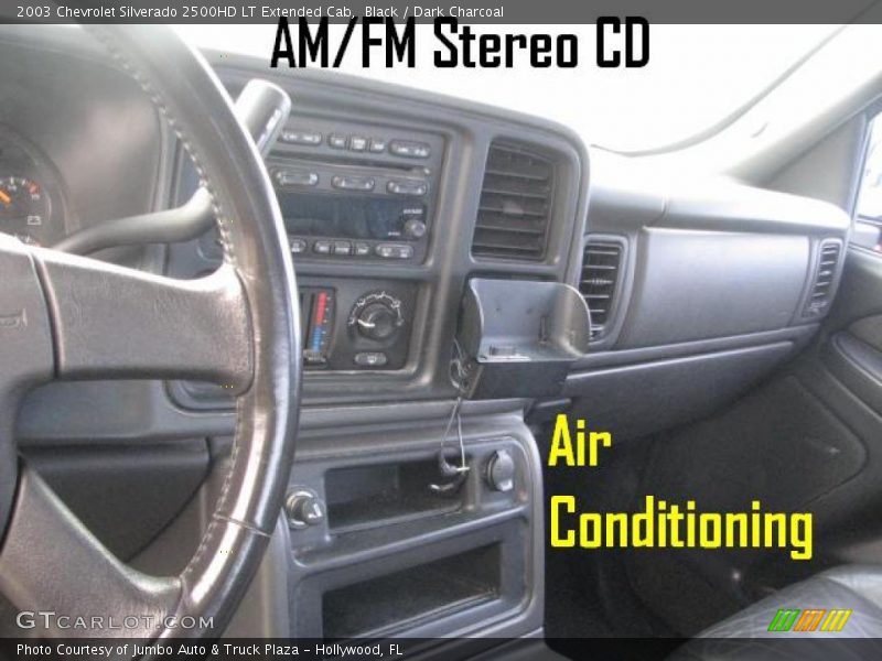 Black / Dark Charcoal 2003 Chevrolet Silverado 2500HD LT Extended Cab