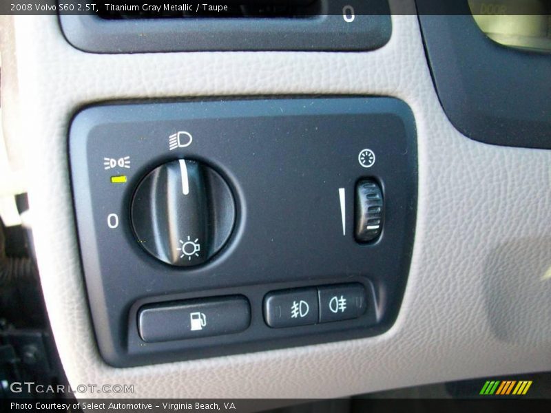 Titanium Gray Metallic / Taupe 2008 Volvo S60 2.5T