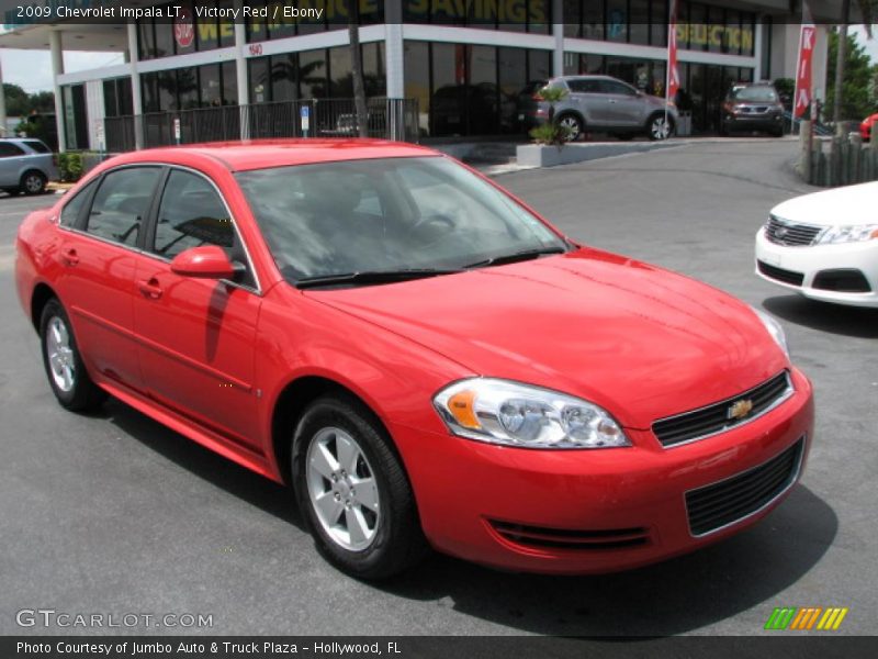 Victory Red / Ebony 2009 Chevrolet Impala LT