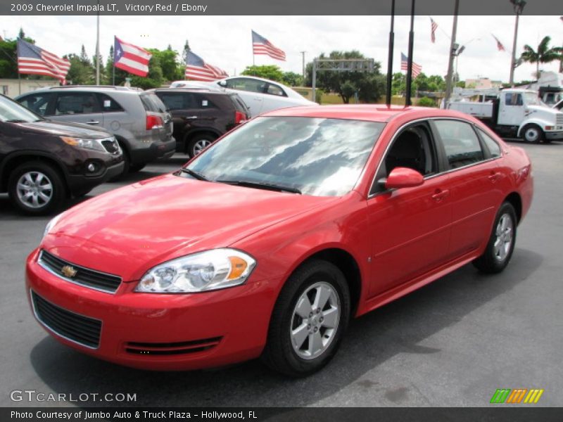 Victory Red / Ebony 2009 Chevrolet Impala LT