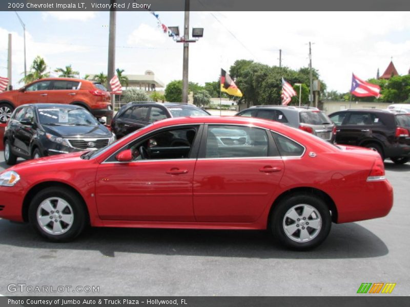 Victory Red / Ebony 2009 Chevrolet Impala LT