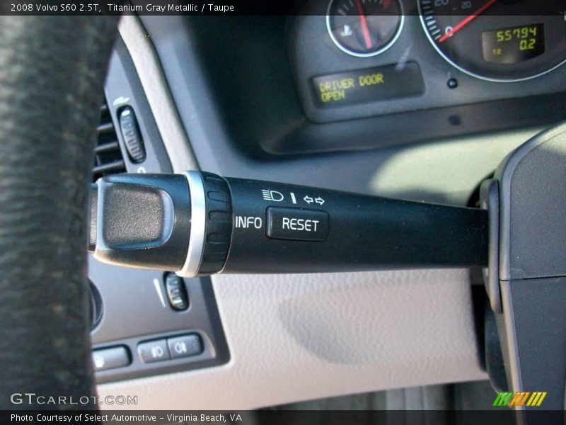 Titanium Gray Metallic / Taupe 2008 Volvo S60 2.5T
