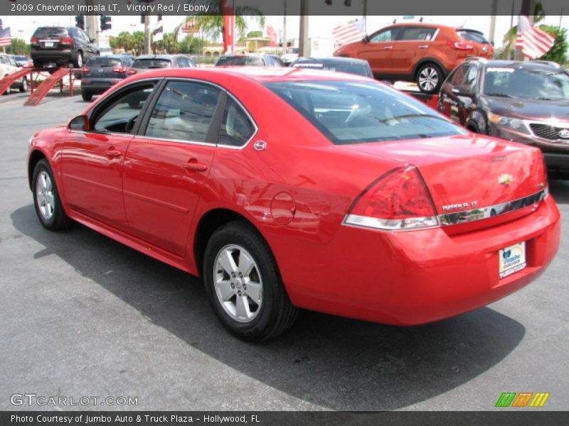 Victory Red / Ebony 2009 Chevrolet Impala LT