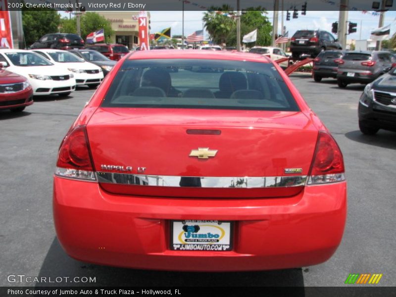 Victory Red / Ebony 2009 Chevrolet Impala LT