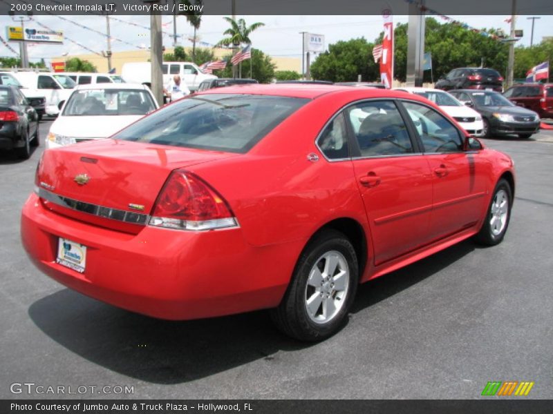 Victory Red / Ebony 2009 Chevrolet Impala LT