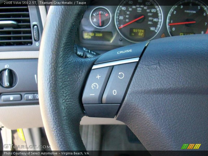 Titanium Gray Metallic / Taupe 2008 Volvo S60 2.5T