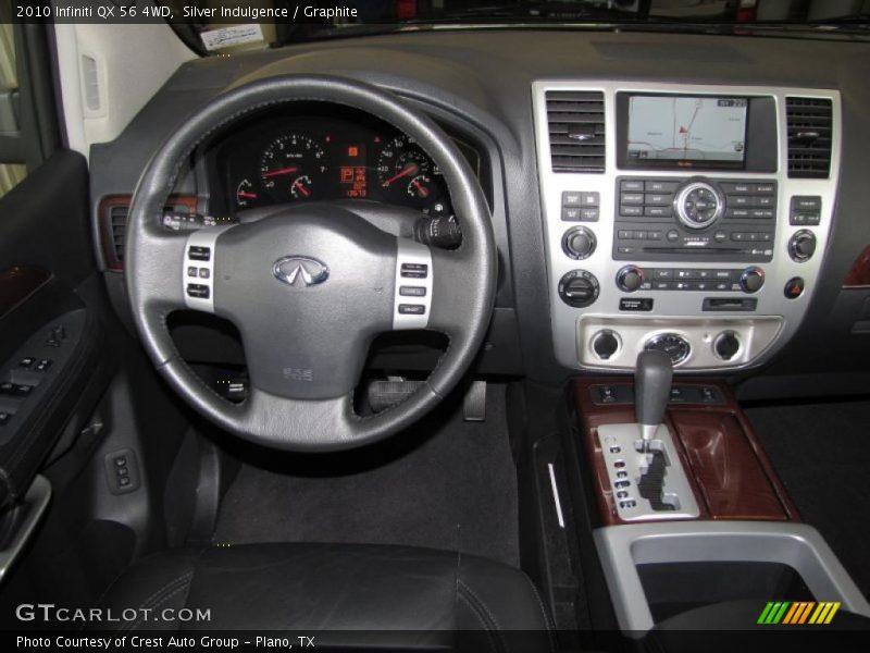 Dashboard of 2010 QX 56 4WD