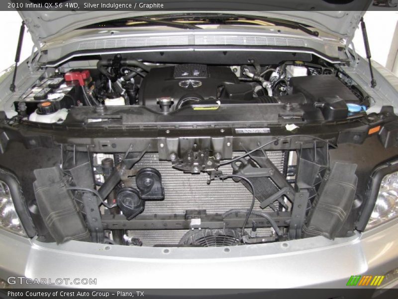  2010 QX 56 4WD Engine - 5.6 Liter DOHC 32-Valve V8