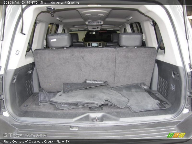  2010 QX 56 4WD Trunk