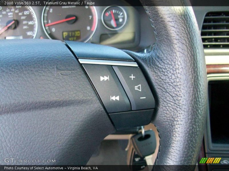 Titanium Gray Metallic / Taupe 2008 Volvo S60 2.5T