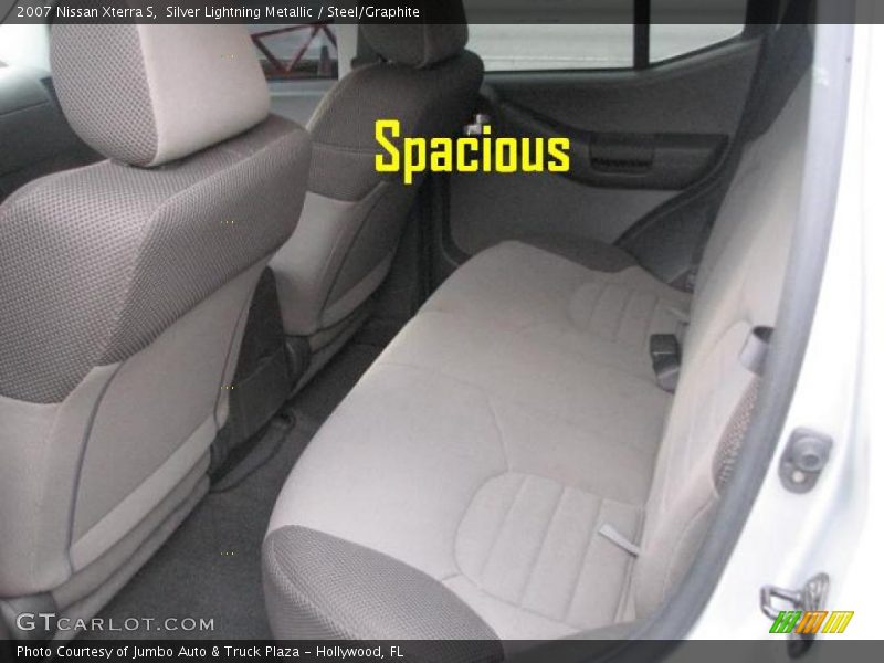 Silver Lightning Metallic / Steel/Graphite 2007 Nissan Xterra S