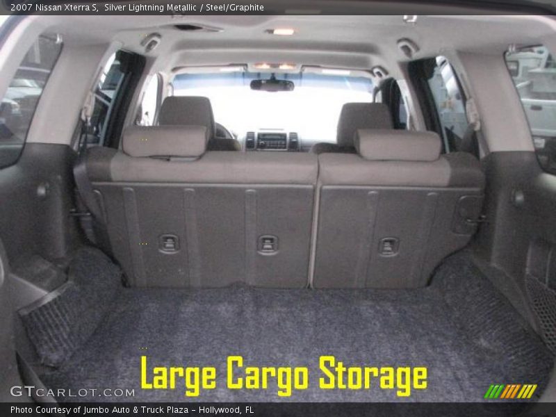 Silver Lightning Metallic / Steel/Graphite 2007 Nissan Xterra S
