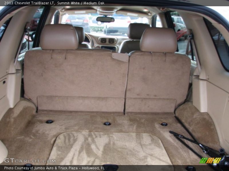 Summit White / Medium Oak 2003 Chevrolet TrailBlazer LT