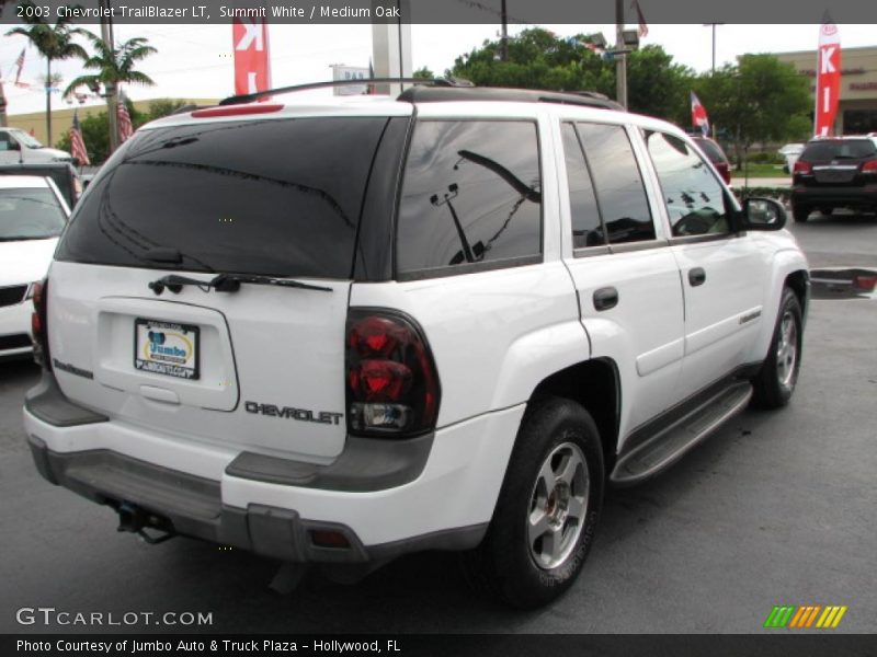 Summit White / Medium Oak 2003 Chevrolet TrailBlazer LT