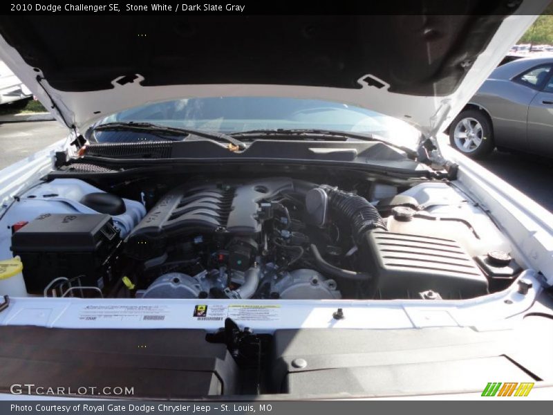 Stone White / Dark Slate Gray 2010 Dodge Challenger SE