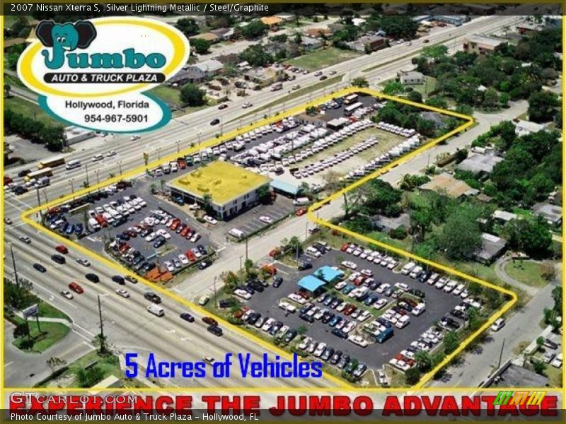 Silver Lightning Metallic / Steel/Graphite 2007 Nissan Xterra S