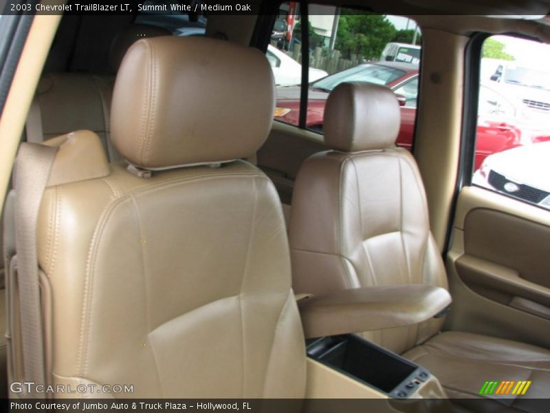 Summit White / Medium Oak 2003 Chevrolet TrailBlazer LT