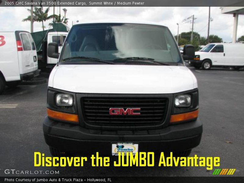 Summit White / Medium Pewter 2005 GMC Savana Van 3500 Extended Cargo