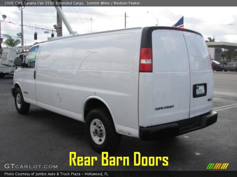 Summit White / Medium Pewter 2005 GMC Savana Van 3500 Extended Cargo