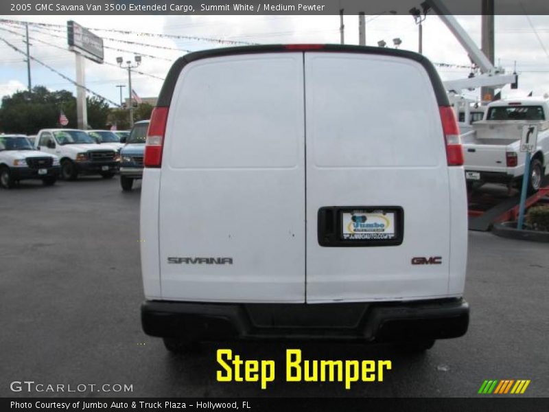 Summit White / Medium Pewter 2005 GMC Savana Van 3500 Extended Cargo