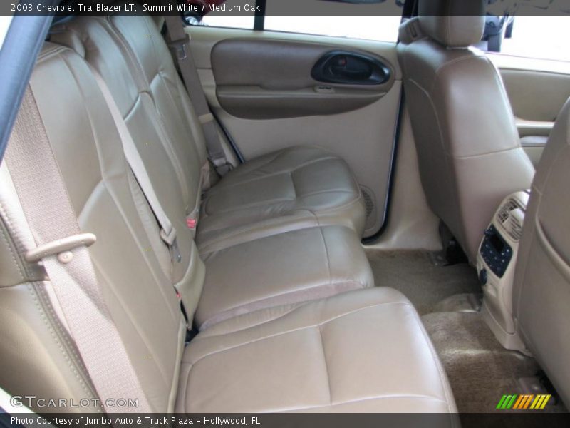 Summit White / Medium Oak 2003 Chevrolet TrailBlazer LT