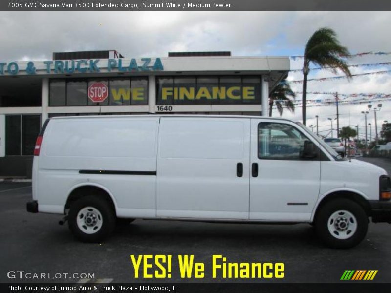 Summit White / Medium Pewter 2005 GMC Savana Van 3500 Extended Cargo