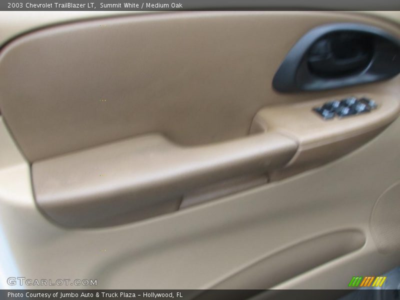 Summit White / Medium Oak 2003 Chevrolet TrailBlazer LT