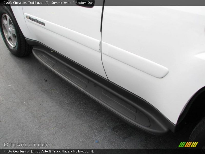 Summit White / Medium Oak 2003 Chevrolet TrailBlazer LT