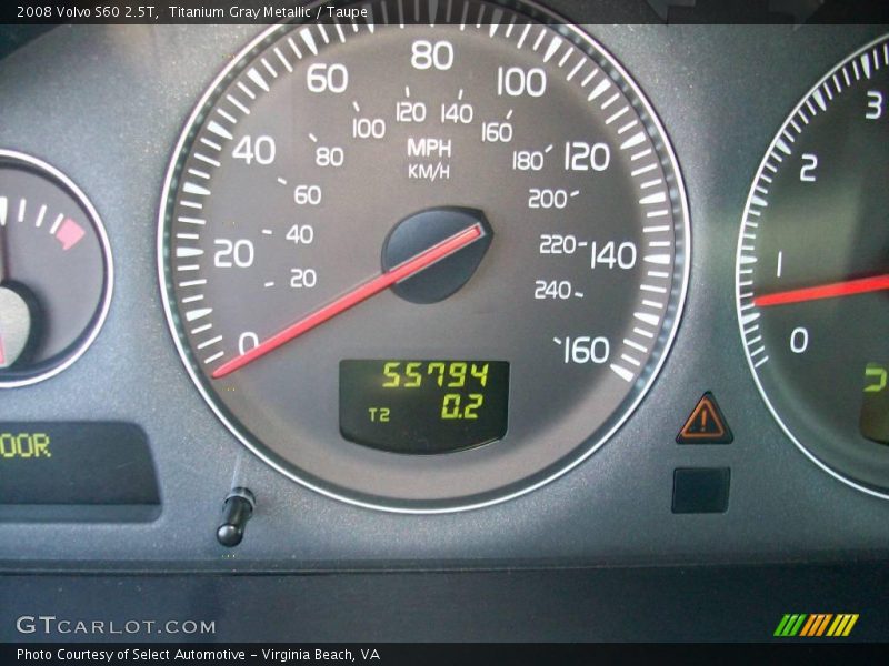 Titanium Gray Metallic / Taupe 2008 Volvo S60 2.5T