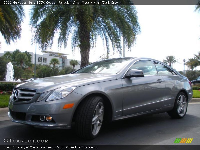 Palladium Silver Metallic / Ash/Dark Grey 2011 Mercedes-Benz E 350 Coupe