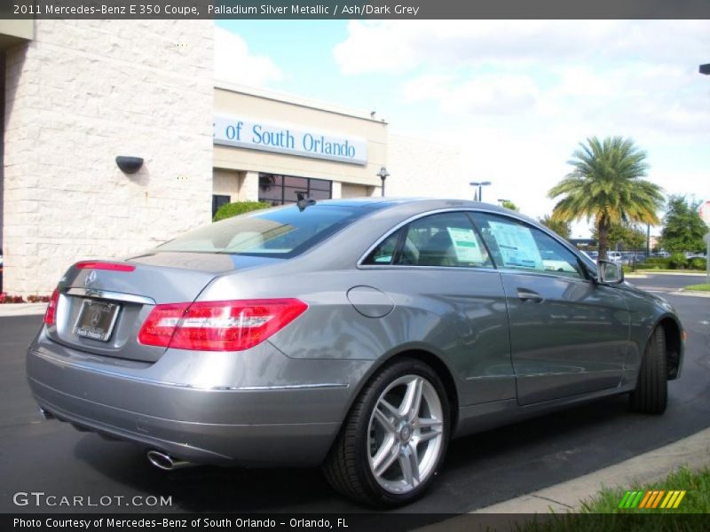 Palladium Silver Metallic / Ash/Dark Grey 2011 Mercedes-Benz E 350 Coupe