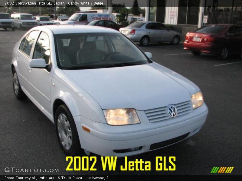 Candy White / Beige 2002 Volkswagen Jetta GLS Sedan