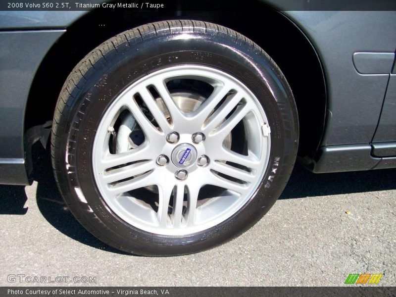 Titanium Gray Metallic / Taupe 2008 Volvo S60 2.5T