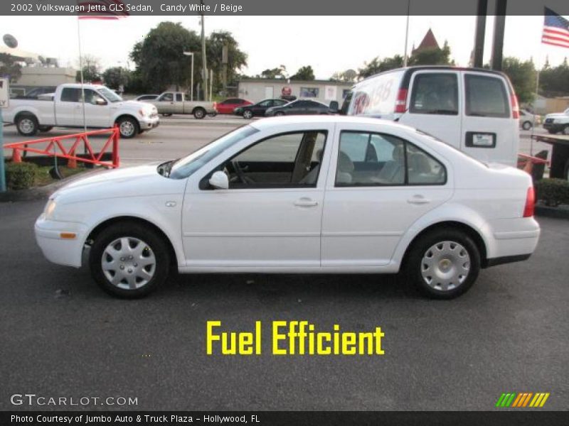 Candy White / Beige 2002 Volkswagen Jetta GLS Sedan