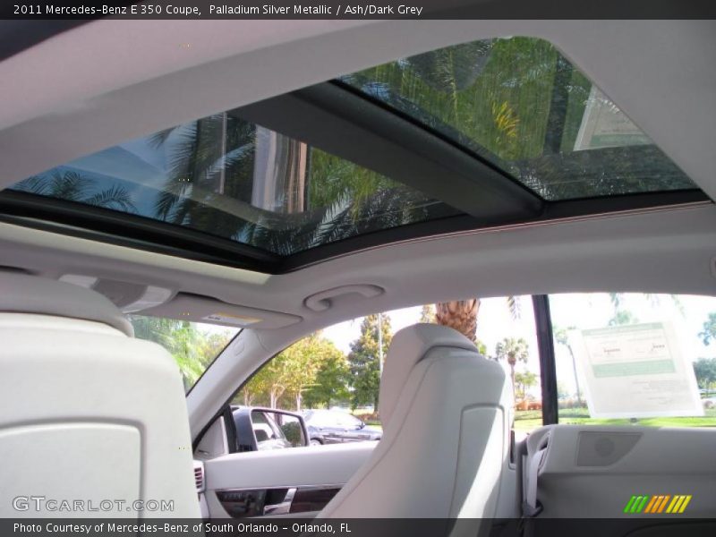 Sunroof of 2011 E 350 Coupe