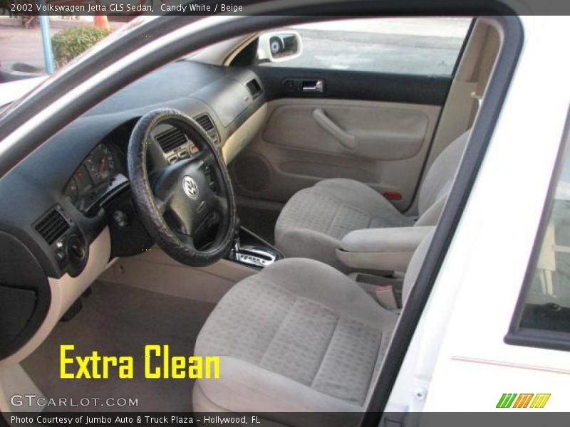 Candy White / Beige 2002 Volkswagen Jetta GLS Sedan