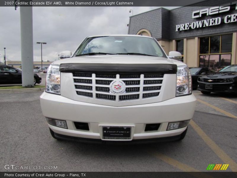White Diamond / Cocoa/Light Cashmere 2007 Cadillac Escalade ESV AWD