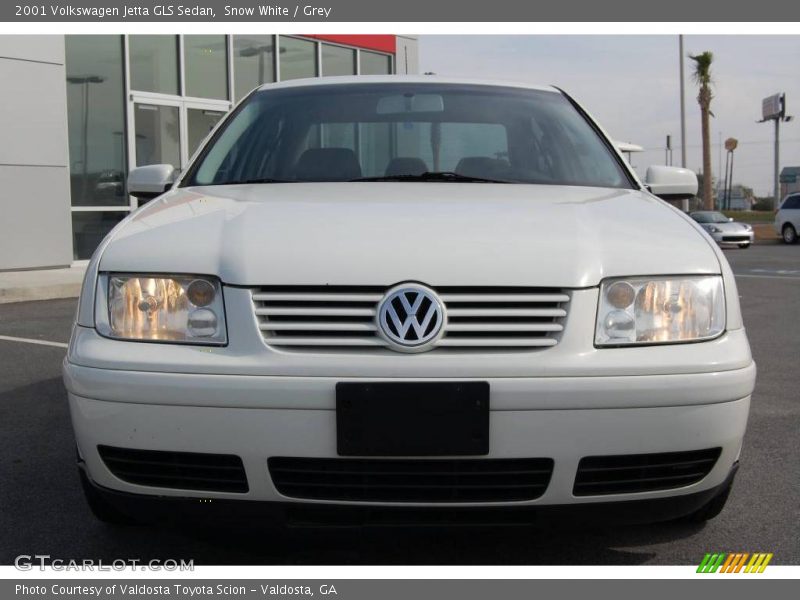 Snow White / Grey 2001 Volkswagen Jetta GLS Sedan