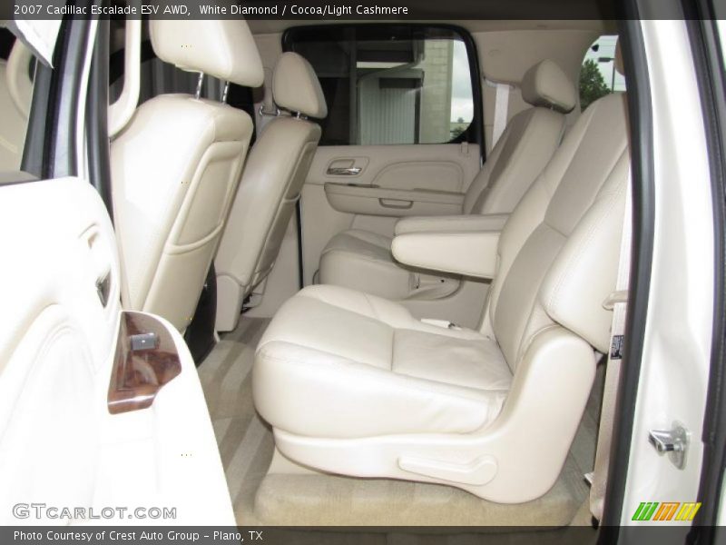White Diamond / Cocoa/Light Cashmere 2007 Cadillac Escalade ESV AWD