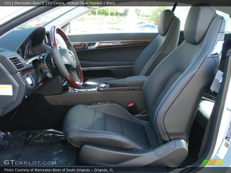  2011 E 550 Coupe Black Interior