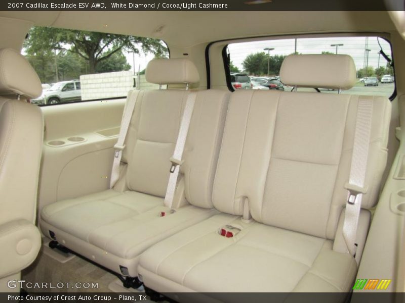 White Diamond / Cocoa/Light Cashmere 2007 Cadillac Escalade ESV AWD