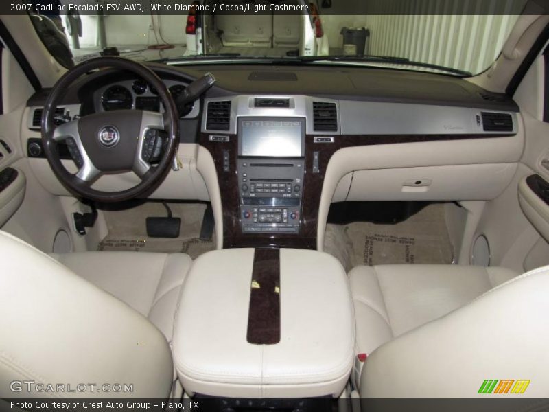 White Diamond / Cocoa/Light Cashmere 2007 Cadillac Escalade ESV AWD