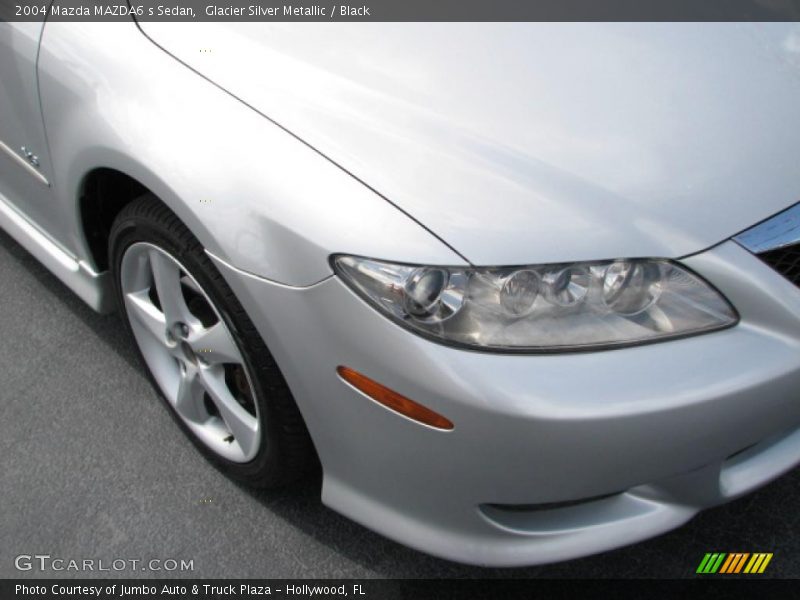 Glacier Silver Metallic / Black 2004 Mazda MAZDA6 s Sedan
