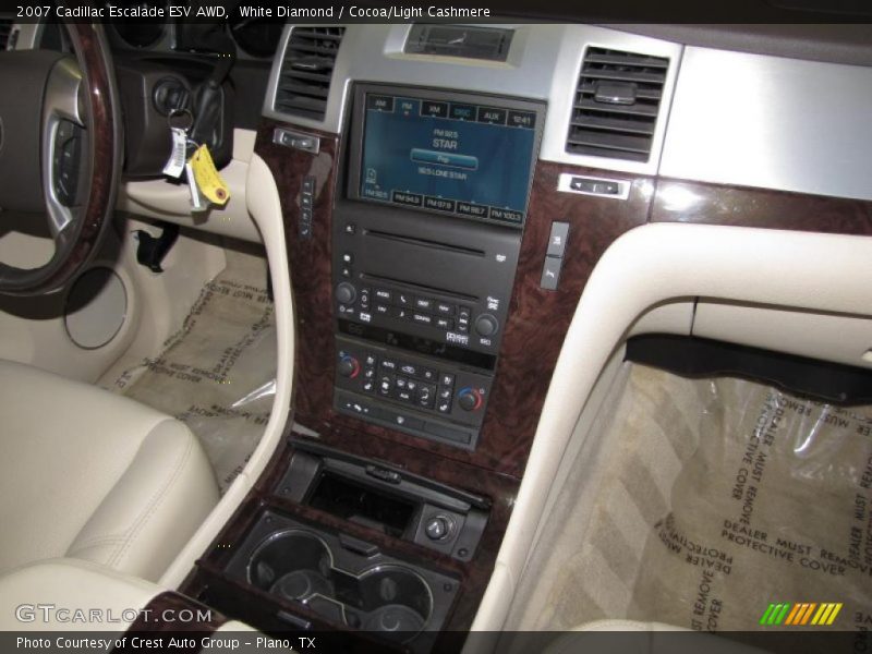 White Diamond / Cocoa/Light Cashmere 2007 Cadillac Escalade ESV AWD