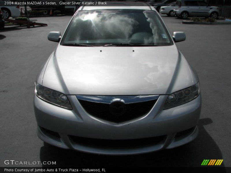 Glacier Silver Metallic / Black 2004 Mazda MAZDA6 s Sedan