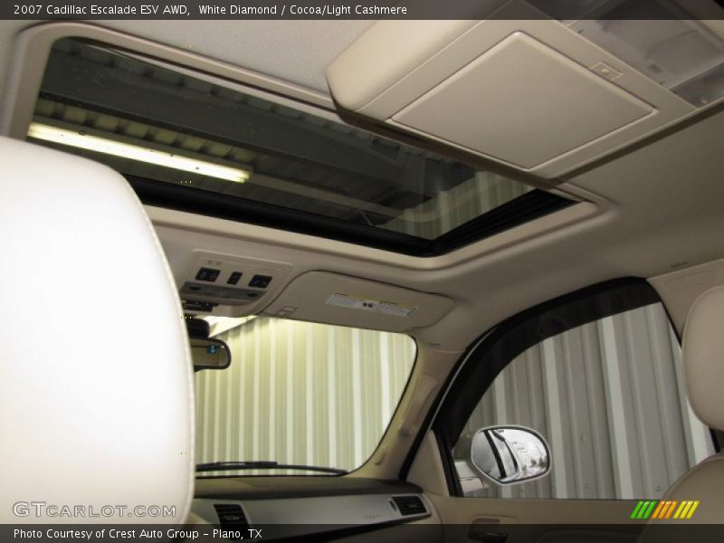 White Diamond / Cocoa/Light Cashmere 2007 Cadillac Escalade ESV AWD